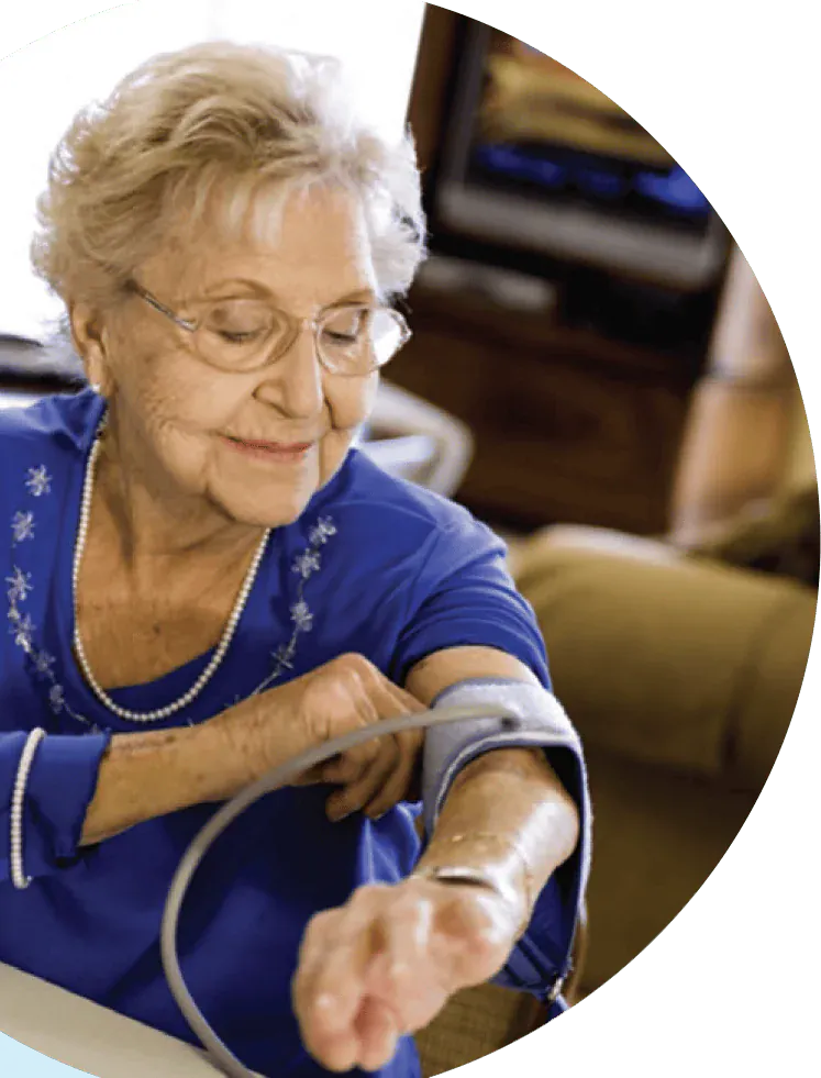 Remote blood pressure monitoring for chronic care