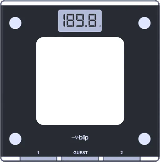 Blipcare wireless weight scale