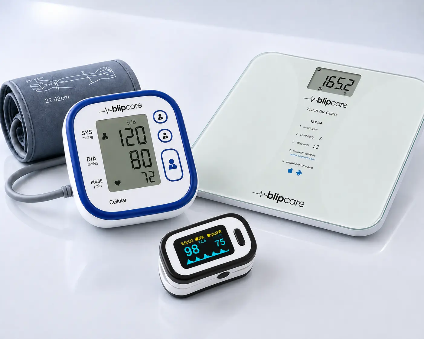 Carematix cellular remote patient monitoring devices